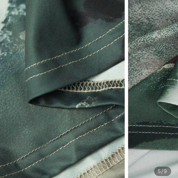 Watercolor Print Midi Skirt - Picture 2 of 4